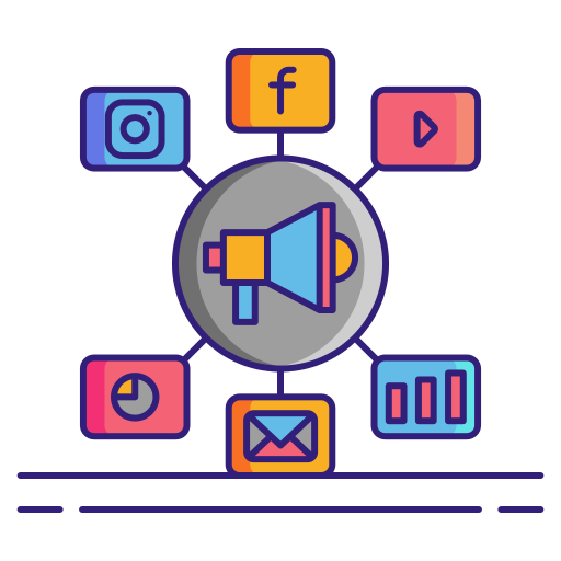 Icon for Social Media Marketing by Pictel Technology